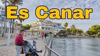 [4K-HD] ES CANAR  IBIZA  | Es Canar Beach End Of Summer Update |Walk Tour | Balearic Island