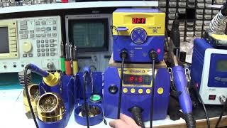 #170 Lab update; showing Rohde & Schwarz CMS , Hakko rework set up