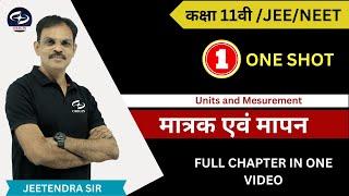 Units and Measurements  मात्रक / इकाई तथा मापन Class 11 | Chapter 2 Physics  JEE NEET - One Shot