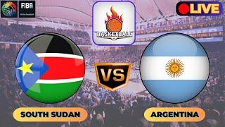 LIVE Score Update : Argentina Vs South Sudan | FIBA International Basketball Today Jul 15 2024