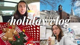 HOLIDAY VLOG  cozy Christmas prep, shopping in Vermont, moving to the USA?? {vlogmas day 11}