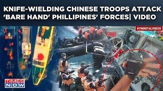 Watch Chinese Troops Attack Philippines Force With Knives, Axe| South China Sea Clash| What Happened