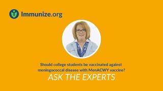 Ask the Experts: Meningococcal ACWY Vaccine for College Students