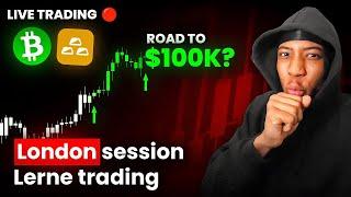 Live Forex TRADING | +300$  GEWINNN mit 90% Win-Rate | 11/03/2025 | XAU USD & BITCOIN