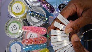 Are y’all Ready for These @IamBiscuit new glitter acrylics / #subscribe #acrylic #glitter