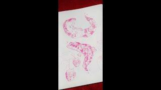 pink pen sketches // sketchbook tour #SHORTS