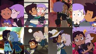 ALL Lumity (Luz & Amity) kissing scenes of The Owl House (entire series + shorts) 