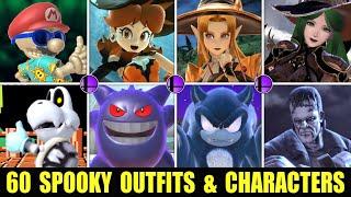 60 Spooky Mods for Super Smash Bros. Ultimate! (1 Minute Mods Shorts Compilation)