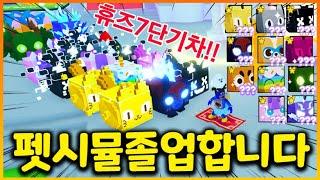 한번에 휴즈 9마리 뽑고!! 6개월만에 휴즈 7단기차 완성!!! 드디어 펫시뮬졸업합니다 ㅜㅜㅜㅜ!!!!! (펫시뮬 58화)