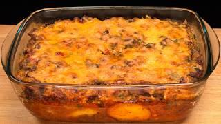 Incredibly delicious hot dish! This recipe is crazy! Dinner in 10 minutes