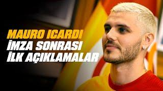  Yuvasına dönen Mauro Icardi'nin imza töreninden sonra yaptığı açıklamalar