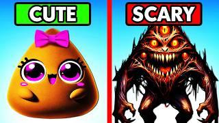 CUTE POU vs SCARY POU