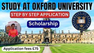 STUDY AT OXFORD UNIVERSITY 2025 | Step by step application process Oxford University