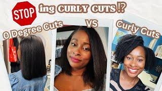 CURLY CUTS & SPLIT ENDSONE YEAR JOURNEY WHY I HAVE Decided to Stop getting Curly Cuts for NOW‼️
