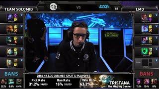 TSM vs LMQ Game 2 | Semi Finals NA LCS Summer 2014 Playoffs | LMQ vs TSM G2 PAX S4 Worlds Regionals