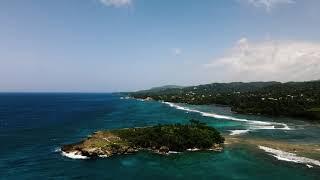 Beautiful Drone View of Portland, Jamaica