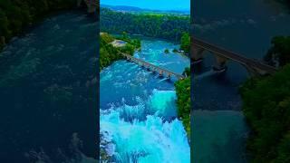 The largest waterfall in Europe | Switzerland (Rhine Falls)