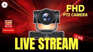 Best Budget Camera for Live Streaming & Online Teaching | Camera for Teachers - TECHCART PTZ CAMERA