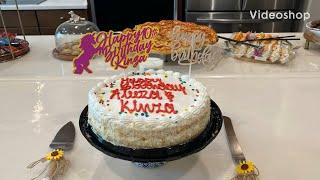 Birthday Celebrations with Friends| Vanilla cake with mousse filling from Costco|Sushi| Pizza