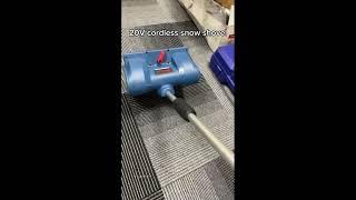 Revolutionize Snow Clearing! MZK 20V Cordless Electric Snow Shovel | Full Review & Features