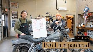 First Start | 1961 Harley-Davidson Panhead