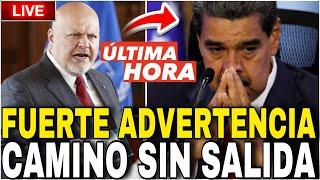 ¡ULTIMA HORA! :FISCAL DE LA CORTE PENAL INTERNACIONAL LANZA FUERTE ADVERTENCIA AL RÉGIMEN DE MADURO