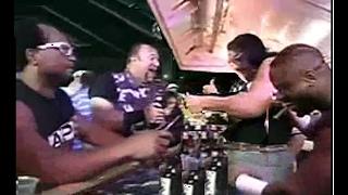 Bar Room Brawl: APA VS Dudleys; later on they drink- and run into some 'friends' WWF 9/7/00