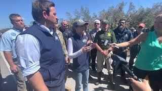 Governor DeSantis in North Port in aftermath of Hurricane Ian.