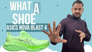 ASICS Novablast 4 Full Review | Unbox detailing in Hindi | best marathon shoes 2024