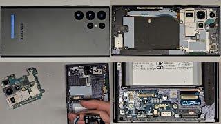 Samsung Galaxy S22 Ultra Note Disassembly Camera Cameras Speaker Charge Port Replacement Repair