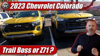 2023 Chevrolet Colorado: Z71 or Trail Boss?