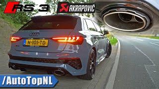 NEW! Audi RS3 8Y with AKRAPOVIC & EVENTURI Sounds PERFECT! by AutoTopNL