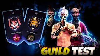 Live Guild Test With  @Paradoxf   free fire guild test 1 vs 2 ff stream #guildtest #freefirelive