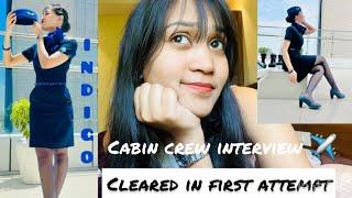 Indigo cabin crew interview experience ️ | Cleared in first attempt | Kolkata