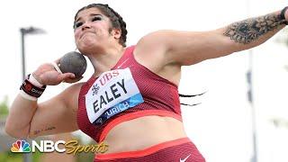 American Chase Ealey wraps up UNBEATEN outdoor season with Diamond League crown | NBC Sports