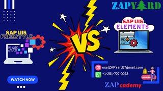 SAP UI5 Freestyle vs SAP Fiori Elements