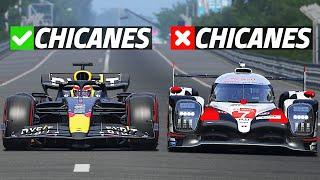 Can An LMP1 Beat An F1 Car CUTTING The CHICANES?