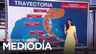 Ya Florida está bajo avisos de tormenta tropical por el sistema que se acerca | Noticias Telemundo