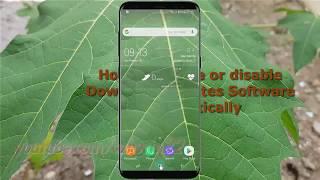 How to Enable or disable Download updates Software Automatically in Samsung Galaxy S8