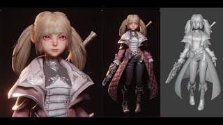 Blender   MMORPG Game Character creation