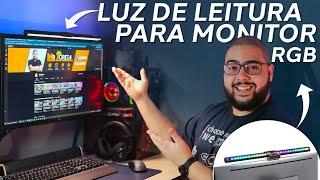 Turbine seu SETUP! Luz para Monitor com RGB Barata! Vale Muito a Pena!