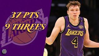 Dalton Knecht 37 pts 9 threes vs Jazz 24/25 season