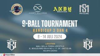 [ Semi Final ] Yudha - D'Palace vs Devin - Bendhill | 9-Ball Turnament The Cue Billiard