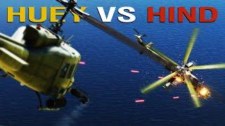 DCS World VR Helicopter Dogfight! | My First Day In The Huey