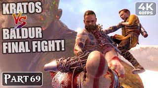 Kratos vs Baldur Final Fight - God Of War 4 (2018) Gameplay #69