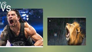 WWE Roman Reigns vs Lion robot Reigns vs Lion WWE best fight new WWE fight 2021