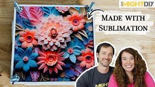 Make the Most Stunning DIY Flower Press with Sublimation Acrylic