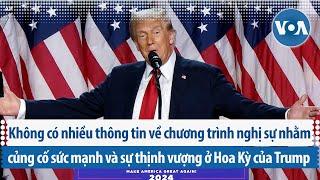 Không có nhiều thông tin về chương trình nghị sự củng cố sức mạnh, thịnh vượng ở Mỹ của Trump | VOA