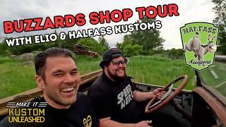 Back at BUZZARDS! AMAZING Shop Tour w/Elio and Brent!