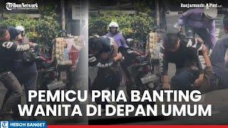 Viral Video Pria di Jakarta Tega Banting Helm dan Smackdown Wanita di Depan Umum, Ini Pemicunya